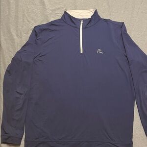 Rhoback Navy Quarter-Zip Pullover